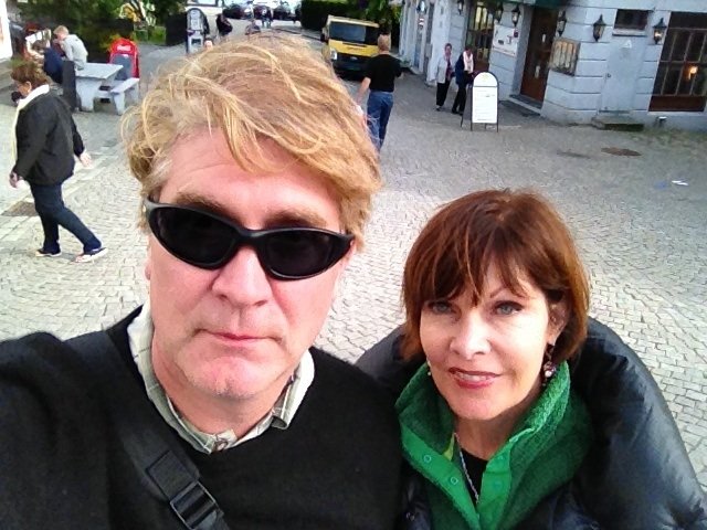Brian Haas in Norway with Wife